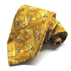 Robert Talbott Best Of Class Floral Necktie Yellow
